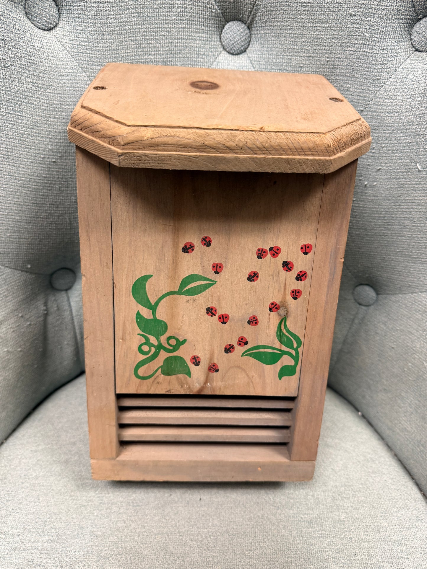 Handmade Wooden Ladybug House