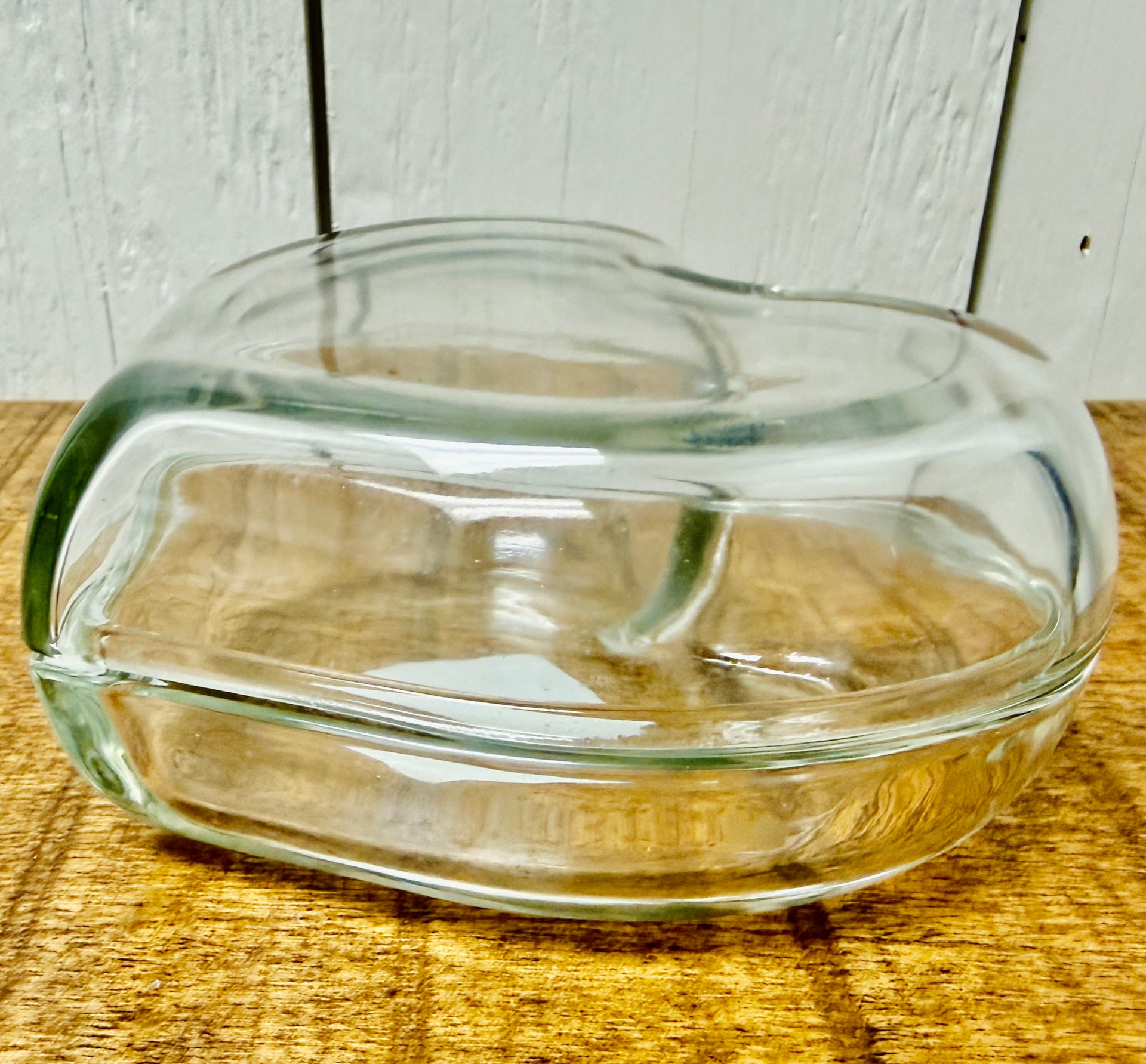 Clear Glass Heart Shaped Trinket/Jewelry Boxes