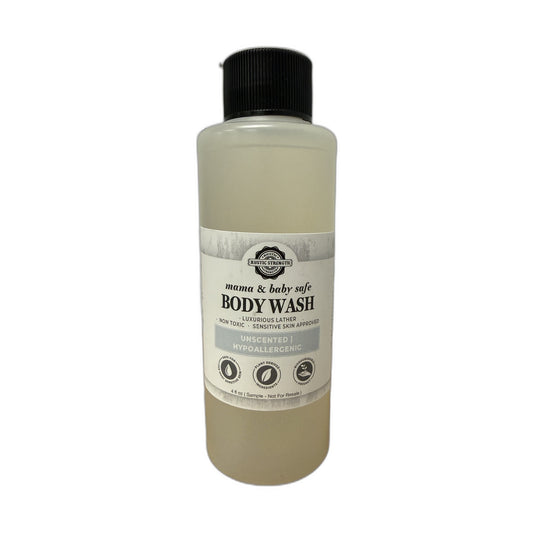 Liquid Body Wash, 4 oz - Mama + Baby Safe