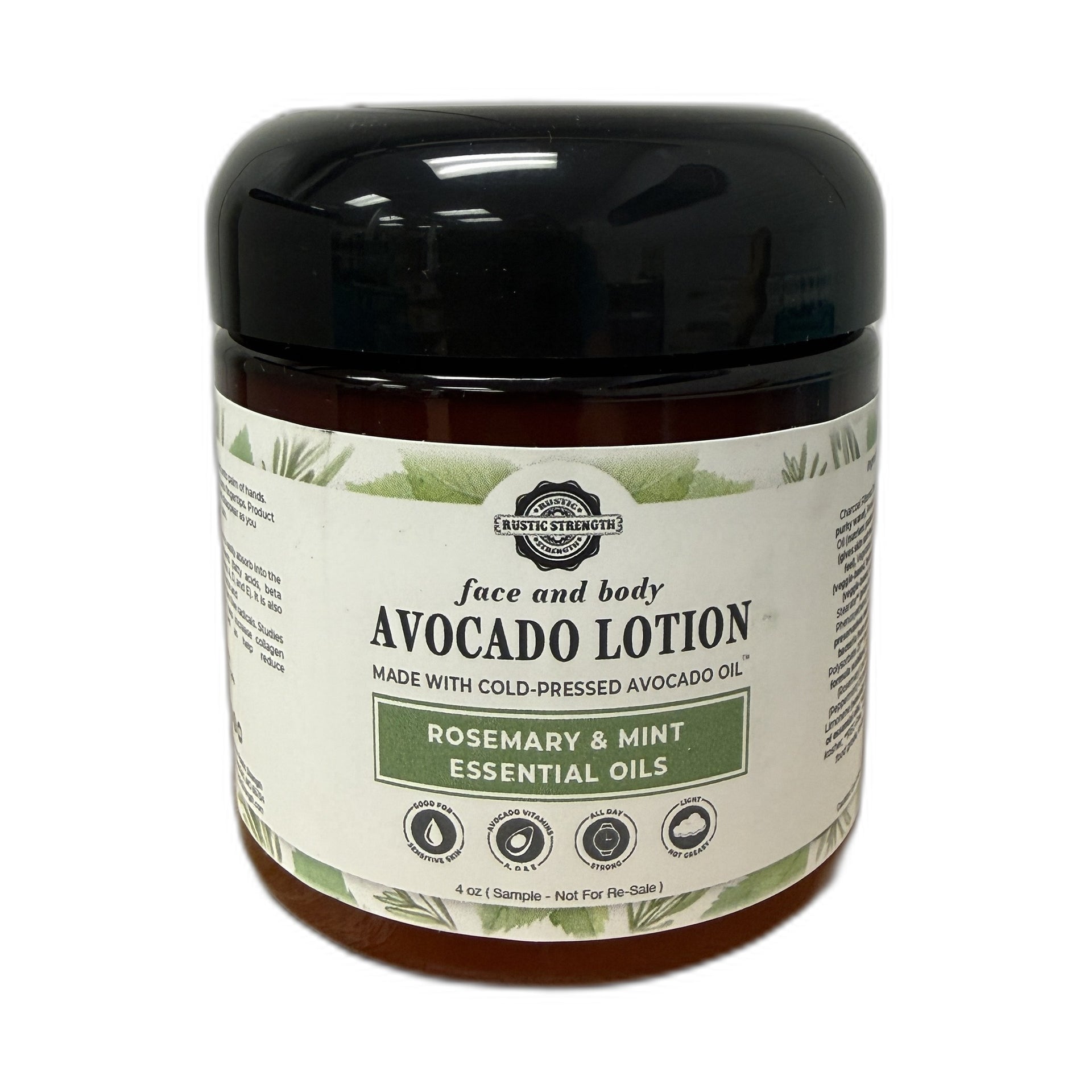 Avocado Lotion, 4 oz - Rosemary & Mint