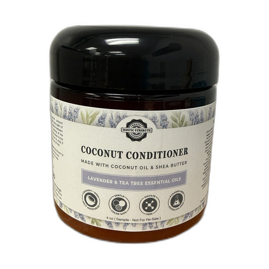 Coconut Conditioner, 4 oz - Lavender & Tea Tree