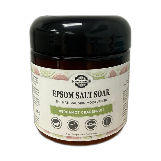 Epsom Salt, 4 oz - Bergamot Grapefruit