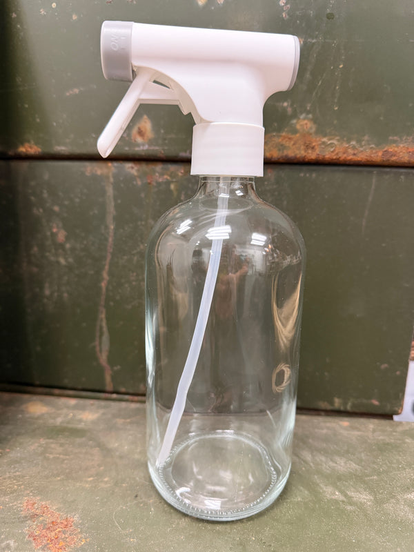 Glass Spray Bottle - 16.9 oz Refillable Fine Mist Sprayer
