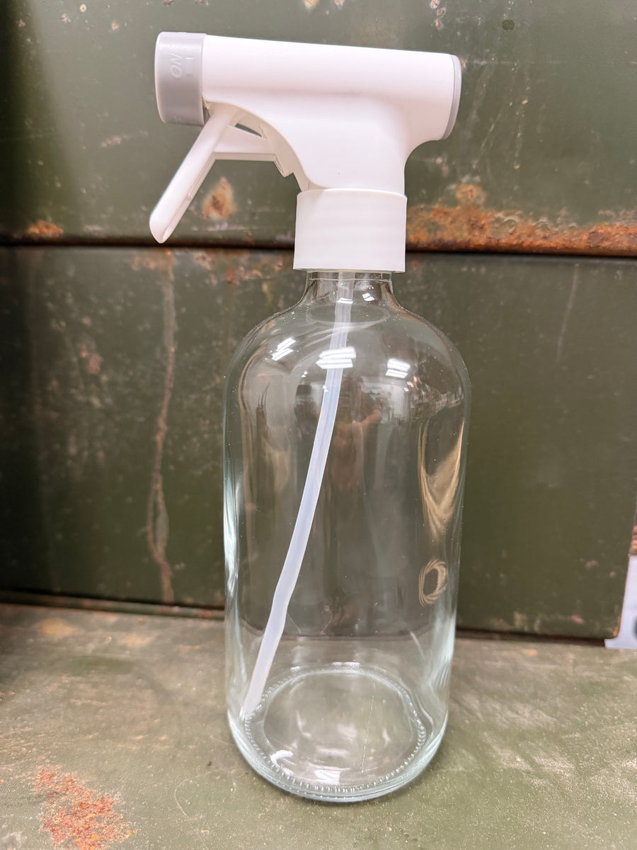 Glass Spray Bottle - 16.9 oz Refillable Fine Mist Sprayer