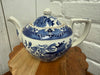 Vintage Blue Willow Teapot — Blue & White Transferware