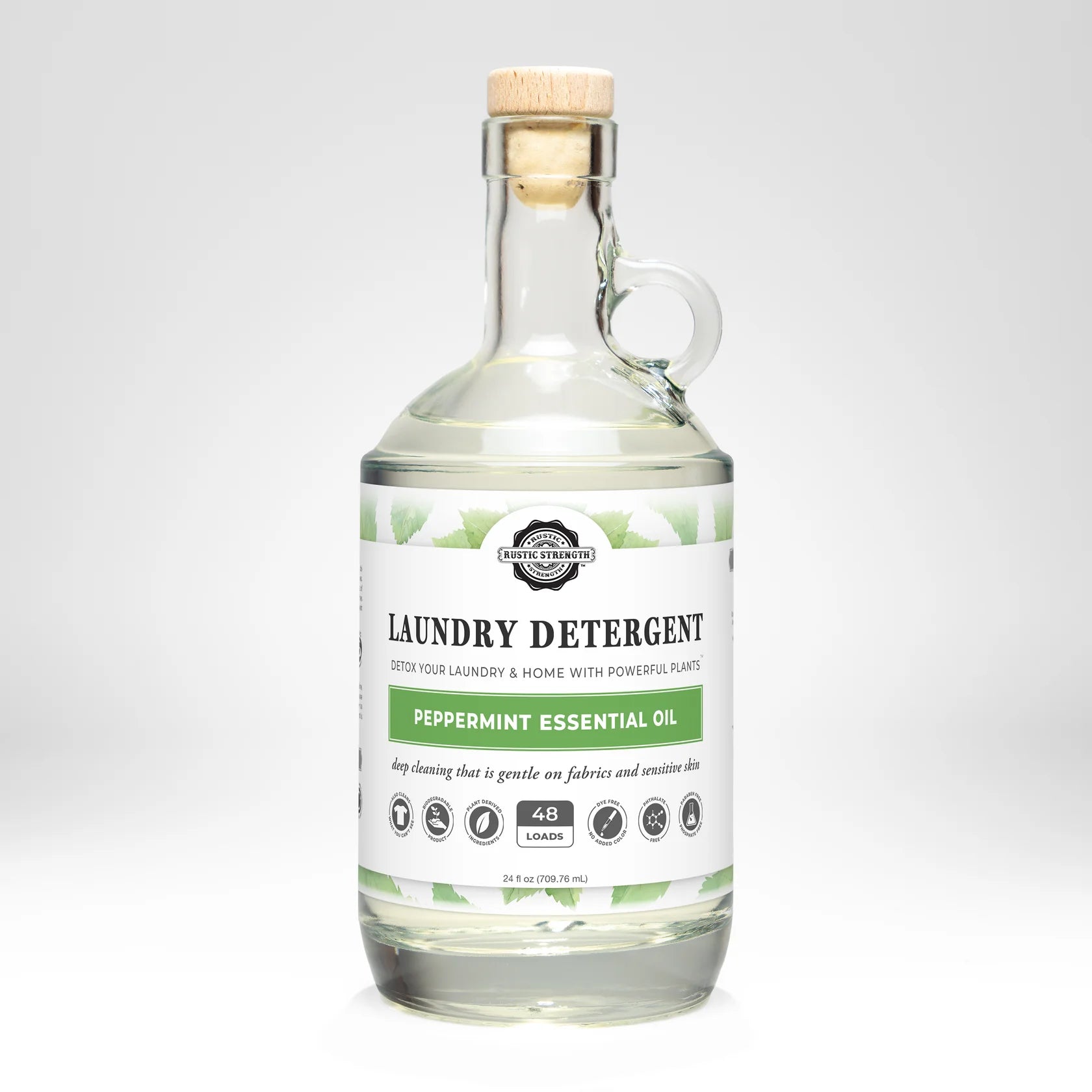 Liquid Laundry Detergent, 24 oz. - Peppermint