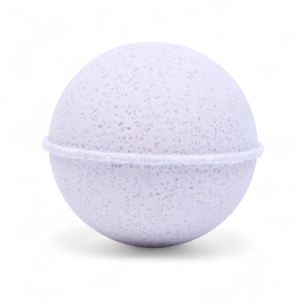 Lavender All-Natural Bath Bomb handcrafted by Monticello Soap Company, calming pure lavender essential oil bath bomb