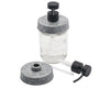 Matte Black Soap Pump Lid Kit for Mason Jars -  Wide Mouth / Galvanized Metal Lid