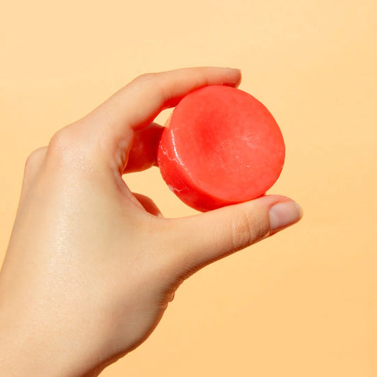 Mango Breeze conditioner bar by Humby Organics, a tropical vegan conditioner bar for frizzy damaged hair