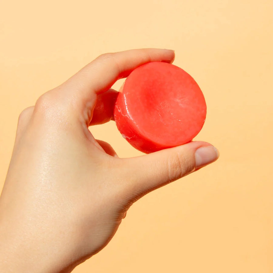 Mango Breeze conditioner bar by Humby Organics, a tropical vegan conditioner bar for frizzy damaged hair
