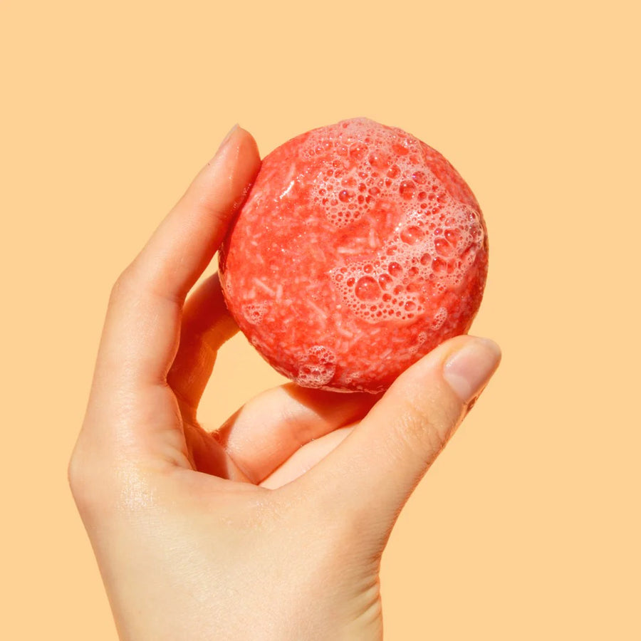 Mango Breeze shampoo bar by Humby Organics, a tropical vegan shampoo bar for dry, damaged, frizzy hair