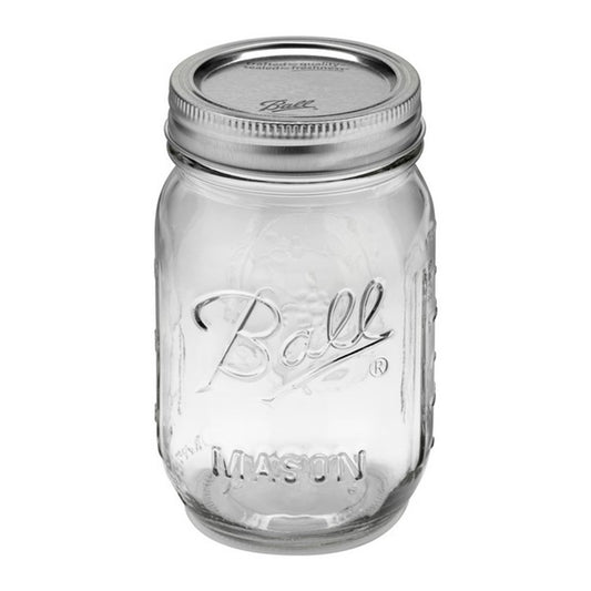 16 oz Ball Mason Jar, Regular Mouth