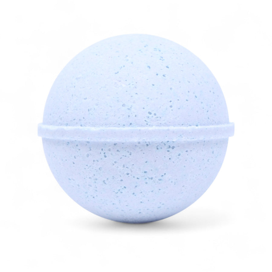 Peppermint All-Natural Bath Bomb handcrafted by Monticello Soap Company, cooling pure peppermint essential oil bath bomb