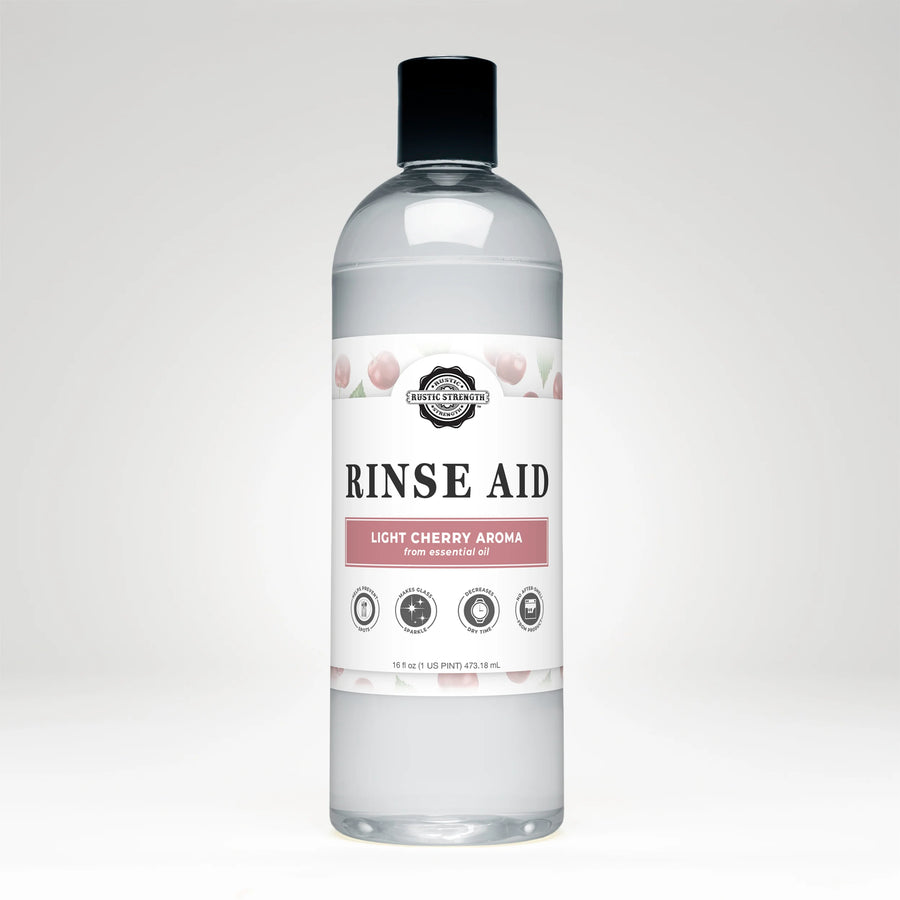Rinse Aid for Automatic Dishwasher, 16 oz. - Light Cherry