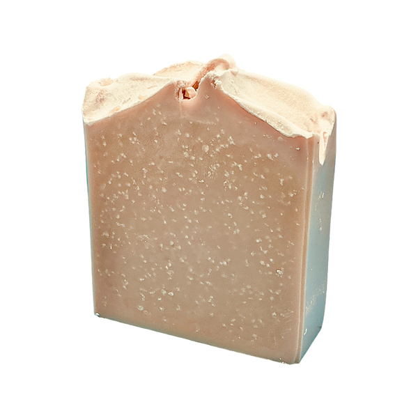 Rose Clay Face Soap handcrafted by Monticello Soap Company, unscented rose clay bar for daily face care.
