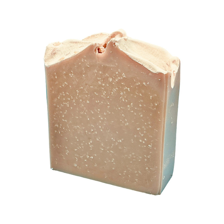 Rose Clay Face Soap handcrafted by Monticello Soap Company, unscented rose clay bar for daily face care.