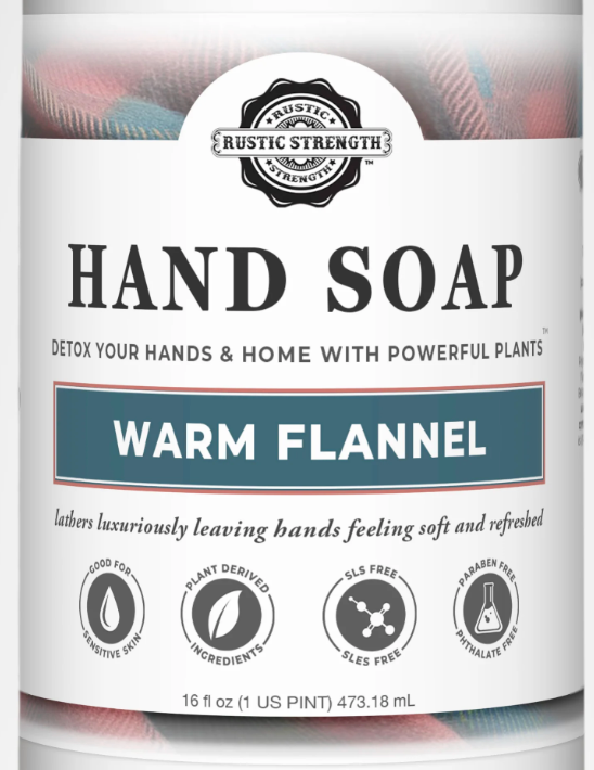 Liquid Hand Soap, 4 oz bottle - Warm Flannel