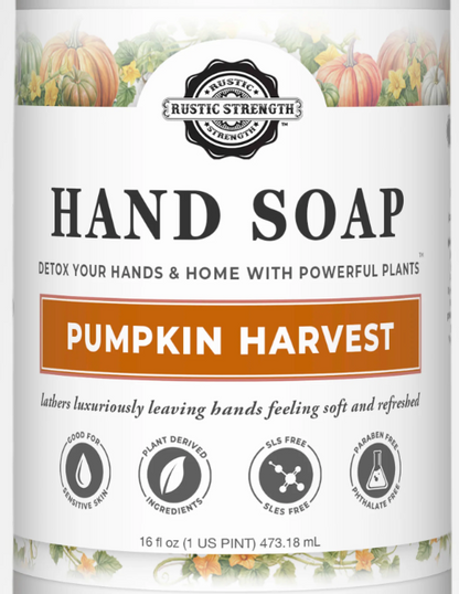 Liquid Hand Soap, 4 oz bottle - Pumpkin Harvest