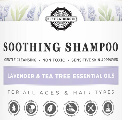 Liquid Shampoo, 4 oz - Lavender & Tea Tree