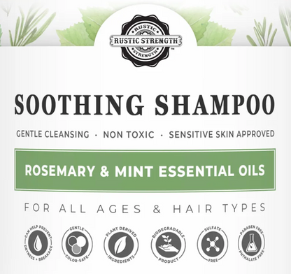 Liquid Shampoo, 4 oz - Rosemary & Mint