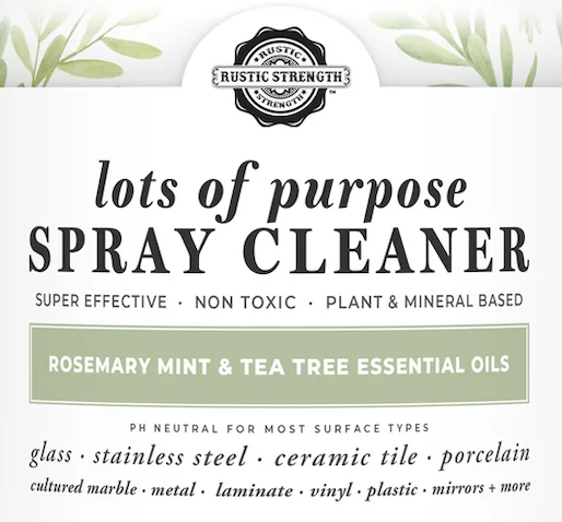 Rosemary Peppermint & Tea Tree Lots of Purpose Spray Cleaner by the Ounce