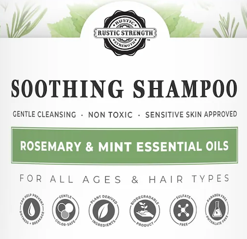 Soothing Shampoo, By the Ounce - Rosemary Mint