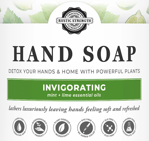 Invigorating Hand Soap by the Ounce