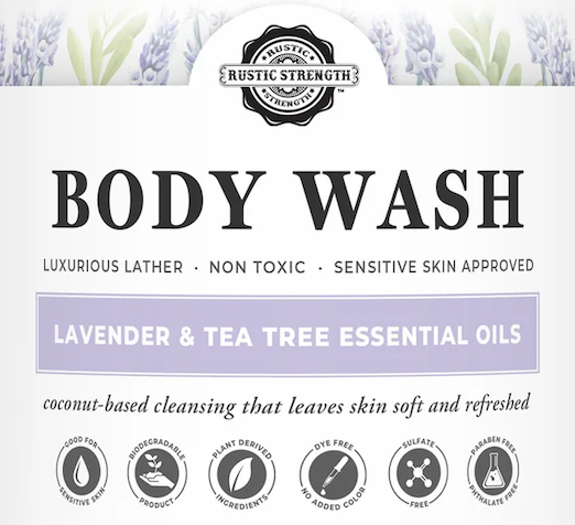 Lavender & Tea Tree Body Wash by the Ounce