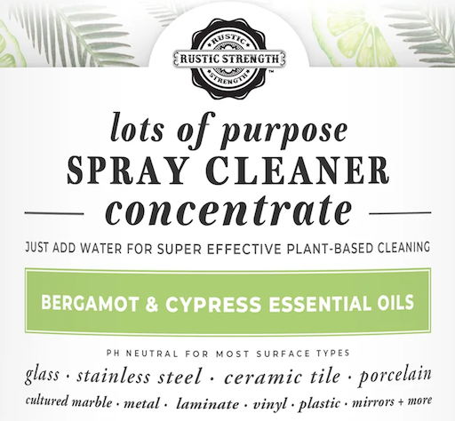 Bergamot & Cypress Lots of Purpose Spray Cleaner Concentrated by the Ounce