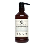 Mama + Baby Safe soothing shampoo by Monticello Soap Company, 16 oz pump bottle, plant-based and paraben-free