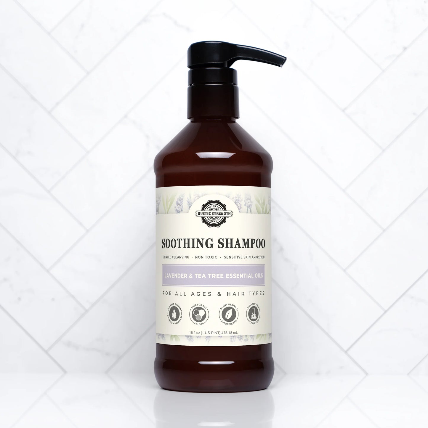 Soothing Shampoo, 16 oz. - Lavender & Tea Tree