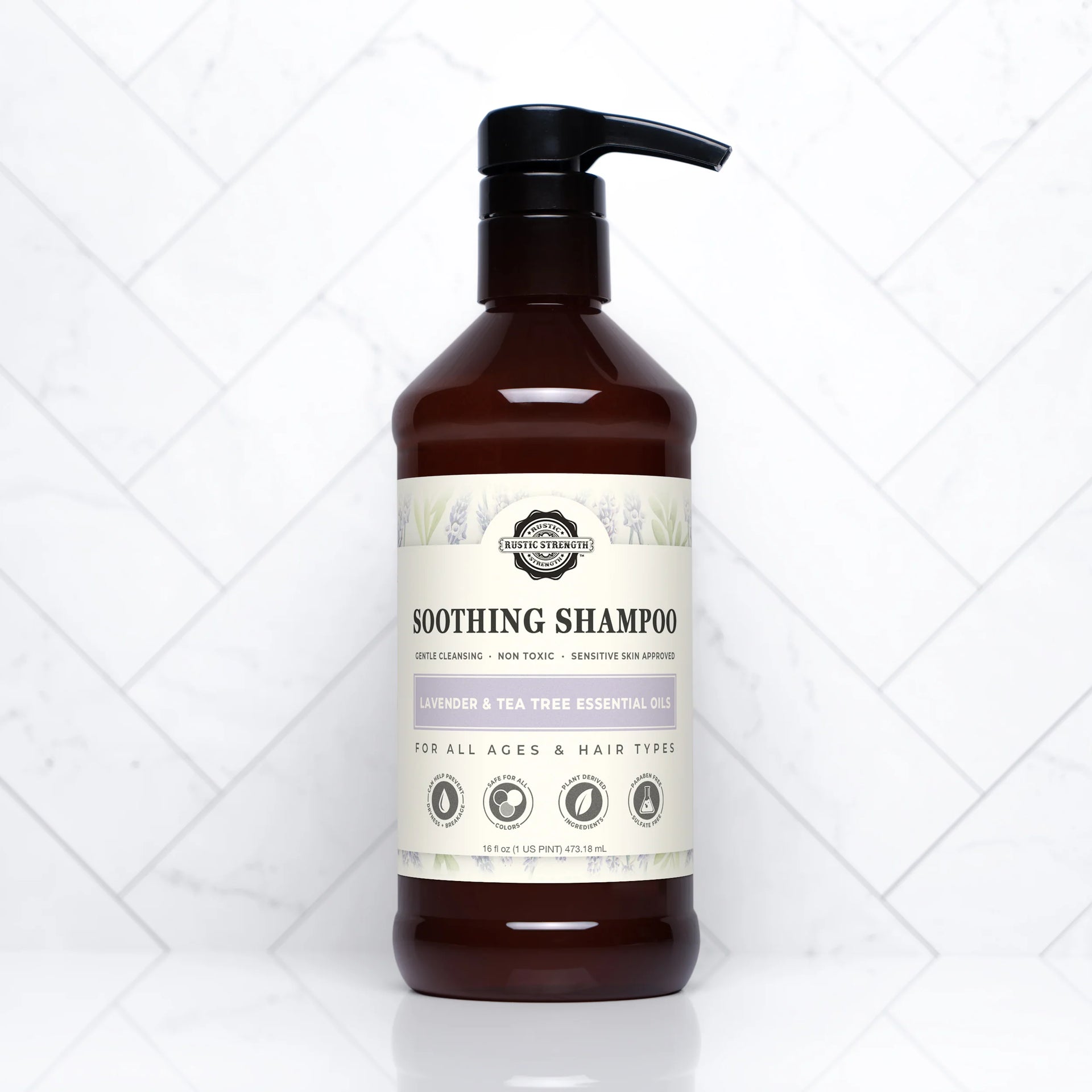 Soothing Shampoo, 16 oz. - Lavender & Tea Tree
