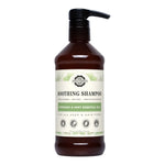 Rosemary & Mint soothing shampoo by Monticello Soap Company, 16 oz pump bottle, plant-based and paraben-free