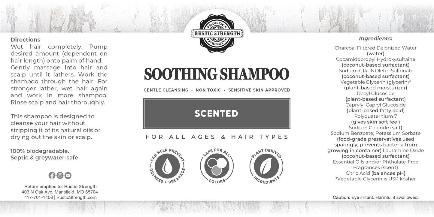 Liquid Shampoo, 4 oz - Coconut & Lime