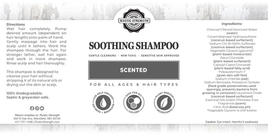 Liquid Shampoo, 4 oz - Coconut & Lime