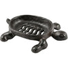 Turtle Cast Iron Soap Dish - Self-Draining Soap Holder