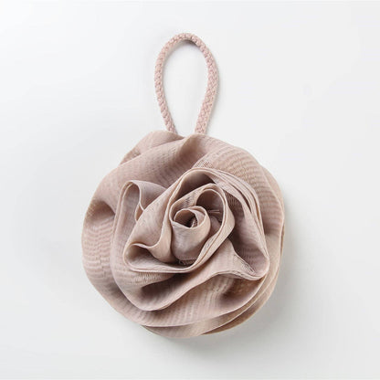 Rose-Shaped Bath Pouf