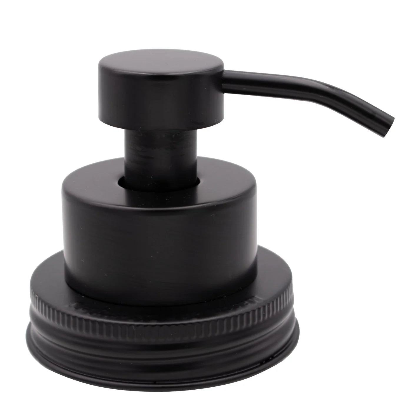 Foaming Soap Pump Dispensers for Mason Jars -  Charcoal Black / Regular Mouth