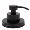 Foaming Soap Pump Dispensers for Mason Jars -  Charcoal Black / Wide Mouth
