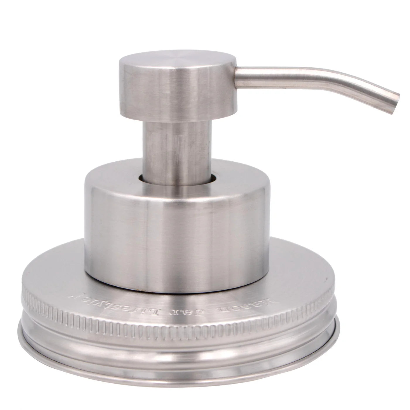 Foaming Soap Pump Dispensers for Mason Jars -  Satin / Wide Mouth