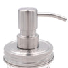 Soap Pump Dispensers for Mason Jars -  Satin / Regular Mouth