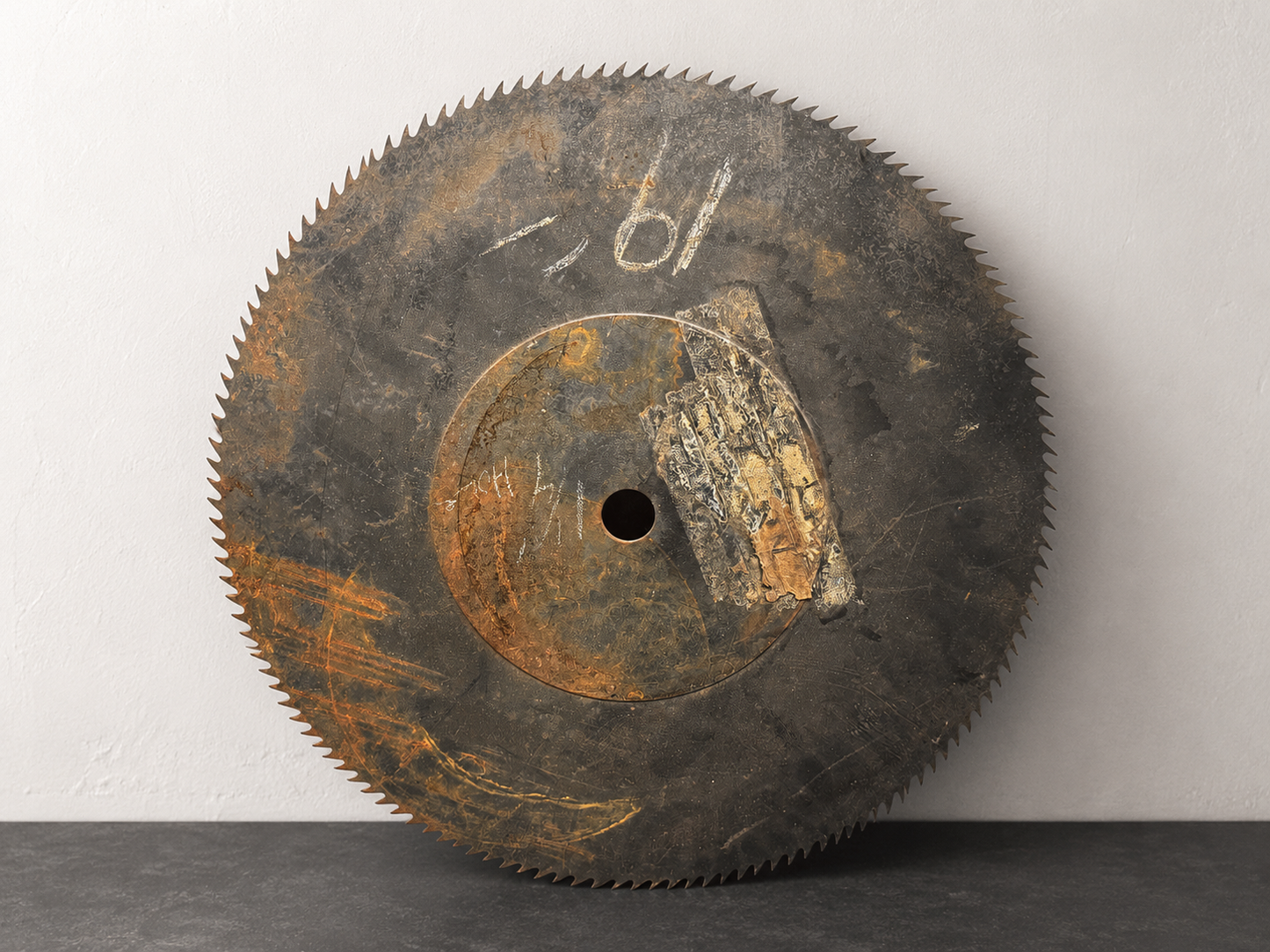 20" Antique Circular Mill Saw Blade — Rustic Decor, Local Pickup Only