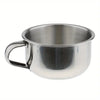 Stainless Steel Shaving Mug Bowl with handle