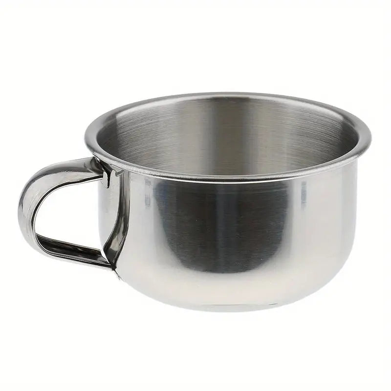 Stainless Steel Shaving Mug Bowl with handle