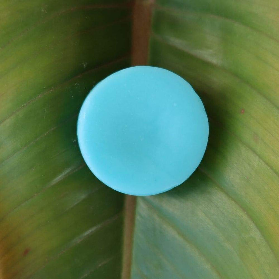 Tea Tree conditioner bar by Humby Organics, a vegan zero-waste conditioner bar for dandruff and itchy scalps